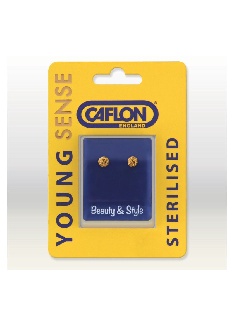 Young Sense GP Topaz 4.5mm Earring