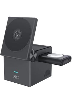 NEW 3-in-1 Charging Station: Simultaneously Charge Your iPhone, Apple Watch, and AirPods – Compact and Versatile Design to Reduce Desk Clutter