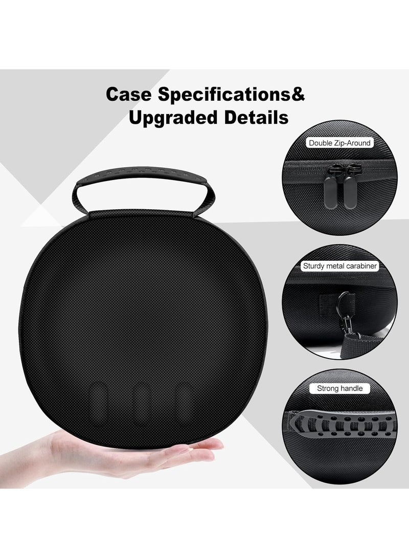 Arabest Hard Carrying Case Compatible with Meta Quest 3 Accessories VR Headset, Touch Controllers and Other Accessories, Ultra-Sleek Design for Travel and Home Storage (Black)  - Image 3