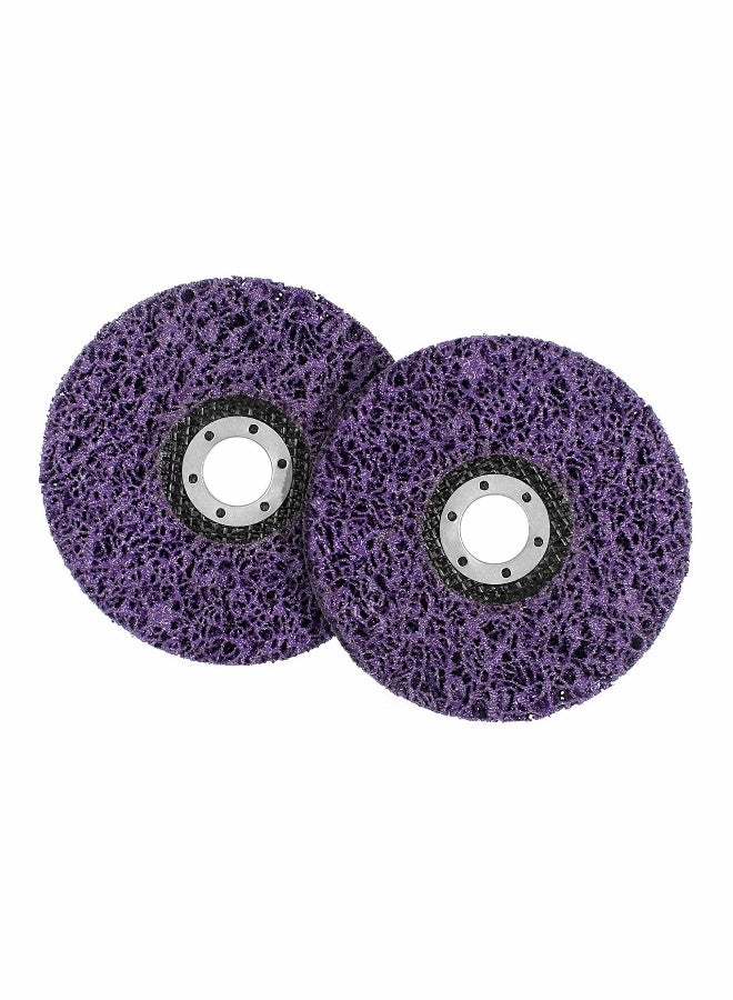 Strip Disc Rust Removal Wheel 125mm Polishing Poly Discs Removes Strips Paint Remover Clean for Angle Grinder Abrasive Tool (2Pack)  - Image 1