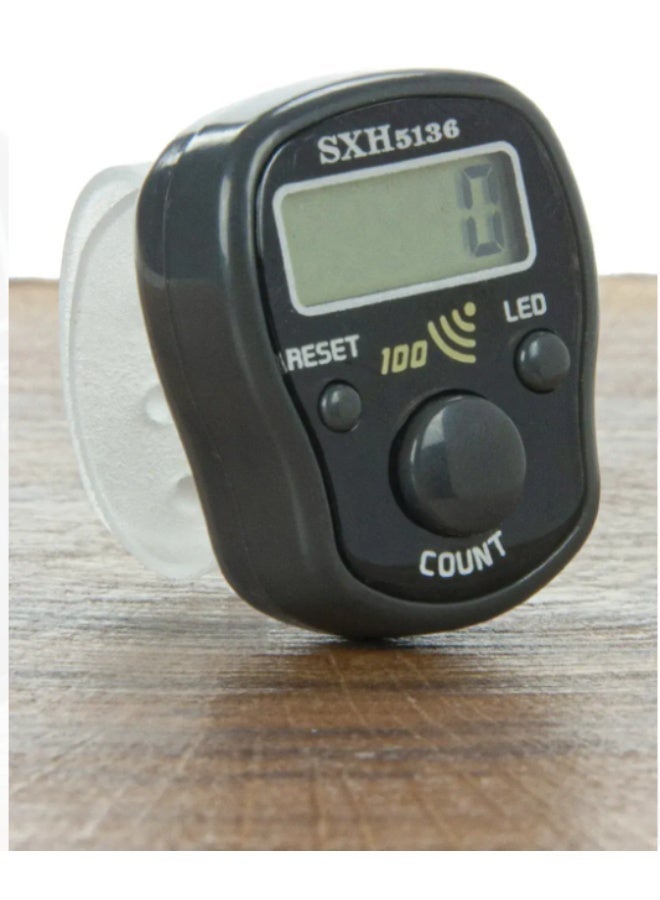SXH Finger Counter with whole hundred Reminder and LED Display 0-99999, Three Buttons, counting, Reset, Luminous Light - Image 1