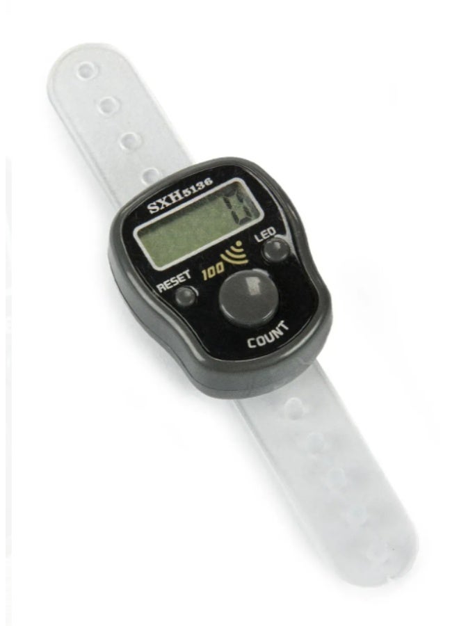 SXH Finger Counter with whole hundred Reminder and LED Display 0-99999, Three Buttons, counting, Reset, Luminous Light - Image 2