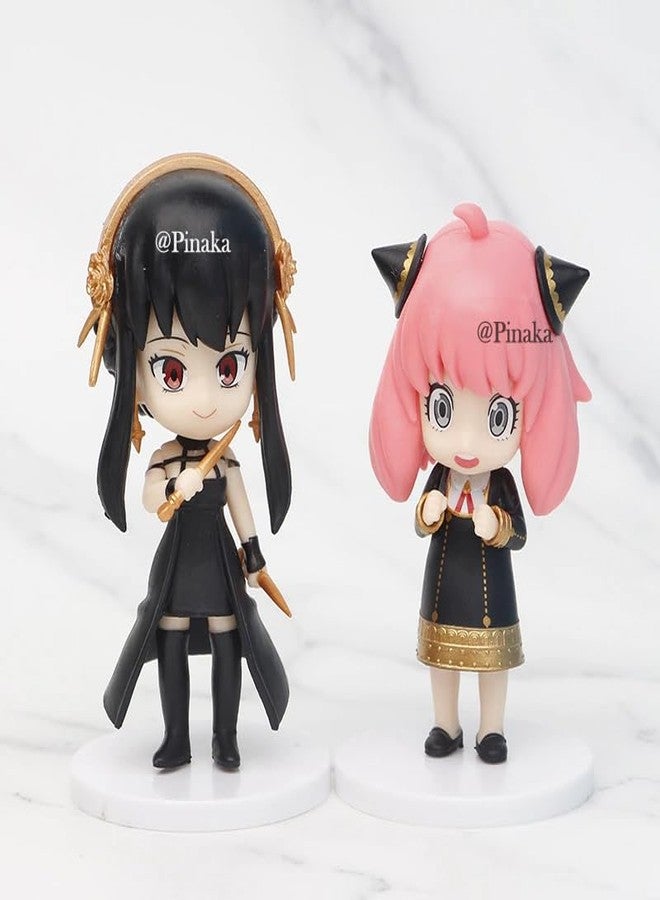 PINAKA SPY × Family Set of 6 Action Figures Anya Forger Figure PVC Anime Figuine Toy Twilight Yor Forger Doll Model Weeb Manga Collectible - Image 5