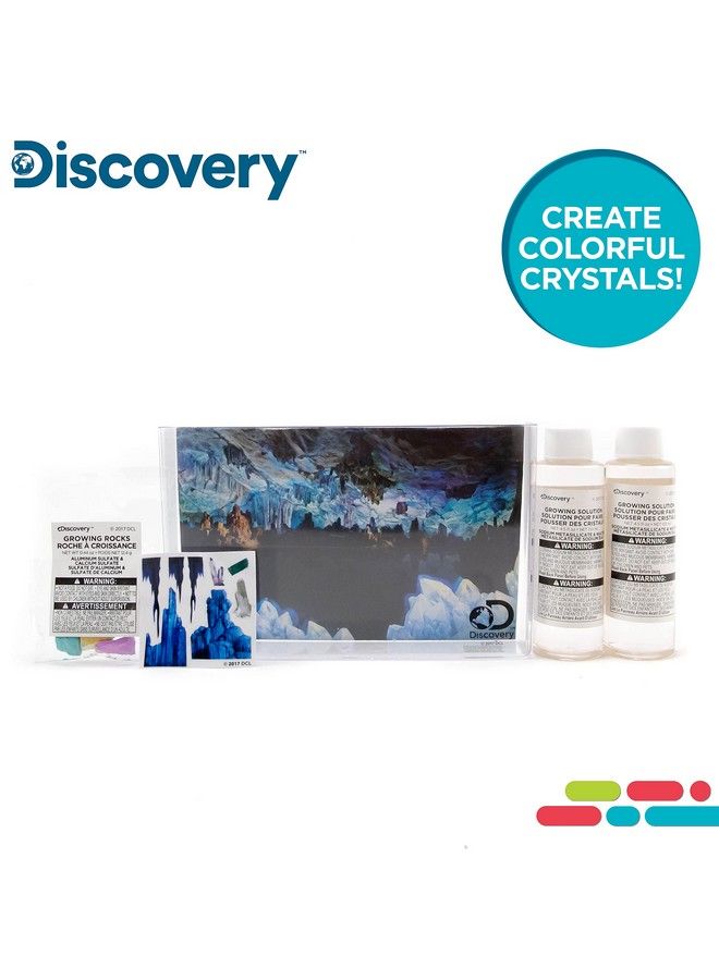 Discovery حوض أسماك كريستال للأطفال، يتضمن صخور سحرية متنامية، حوض أسماك وملصق إضافي، مجموعة زراعة كريستال يدوية الصنع، مجموعة علوم الصخور، هدية جذعية رائعة، مجموعة علوم للبنات والأولاد من سن 12 عامًا فما فوق - Image 3