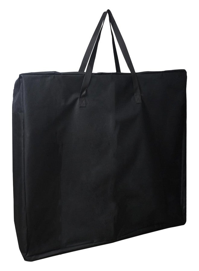 Luccov 4/6/ 8 Foot Folding Table Storage Bag, Waterproof Heavy Duty Large Carrying Bag for Folding Tables, Picnic/Camp Tables Cover with Durable Zipper & Shoulder Strap, 31" D X 37" W X4.5 H, Black - Image 1