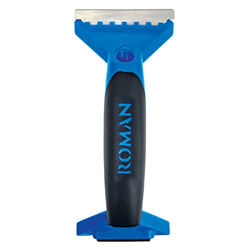 ROMAN Wallpaper Removal Kit - Concentrate (32 oz), Perforating Scoring Tool, and Angled Scraper for Home Improvement - Yields 5 Gallons of Remover (1500 sq. ft Coverage) - Image 5