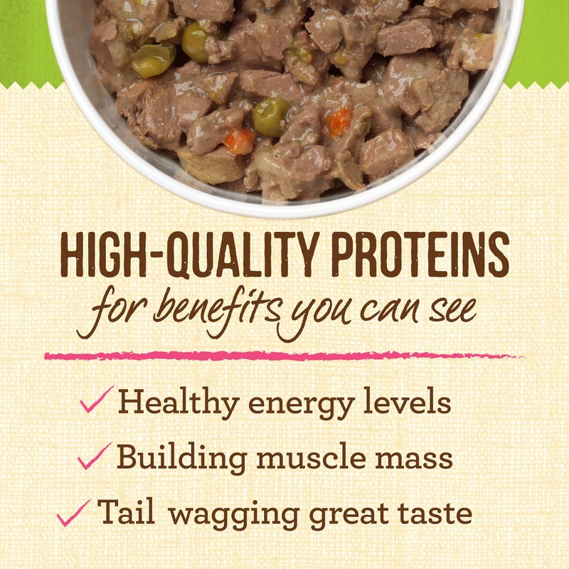 Merrick Lilâ€™ Plates Grain Free And Gluten Free Natural Wet Dog Food For Small Dogs, Soft Little Lamb Chop Stew - (Pack of 12) 3.5 oz. Tubs - Image 2