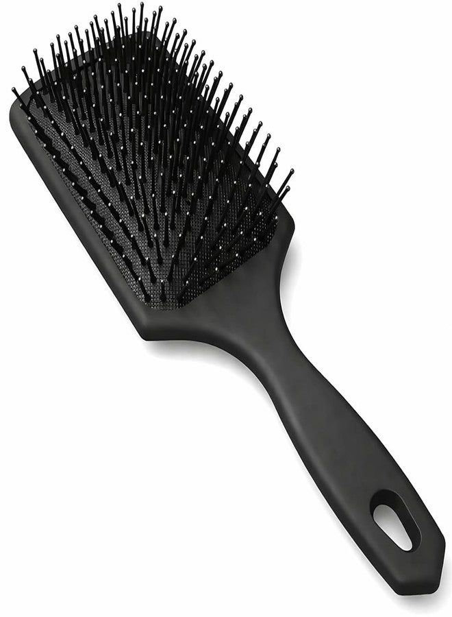 everglam Premium Professional Paddle Hair Brush Comb Black | Wide Detangling Brush for Men & Women | Ideal for Long, Thick & Curly Hair | Smooth & Shiny Finish - Image 1