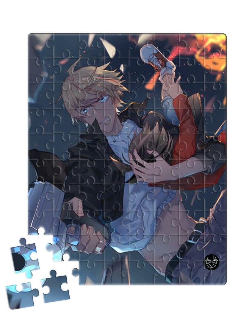 Reeman Design Puzzle with anime design print