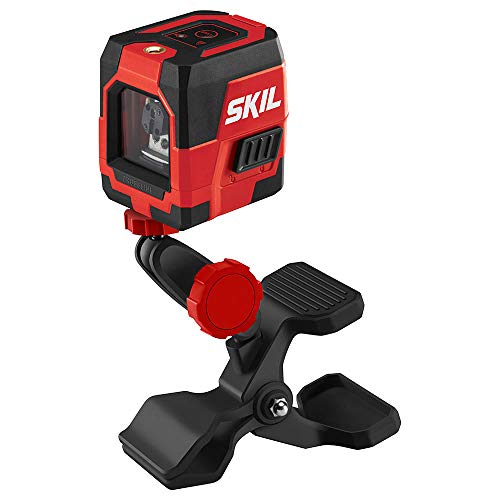SKIL مستوى ليزر متقاطع ذاتي التسوية SKIL بطول 50 قدم باللون الأحمر مع خطوط أفقية ورأسية، بطارية ليثيوم قابلة لإعادة الشحن مع منفذ شحن USB، مشبك وحقيبة حمل متضمنة - LL932301 - Image 2