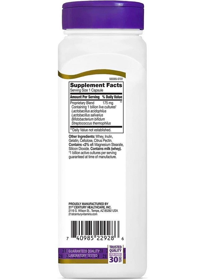 21St Century Acidophilus Probiotic Blend 150 Capsules - Image 3