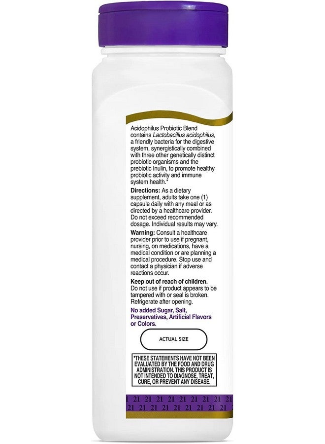 21St Century Acidophilus Probiotic Blend 150 Capsules - Image 4