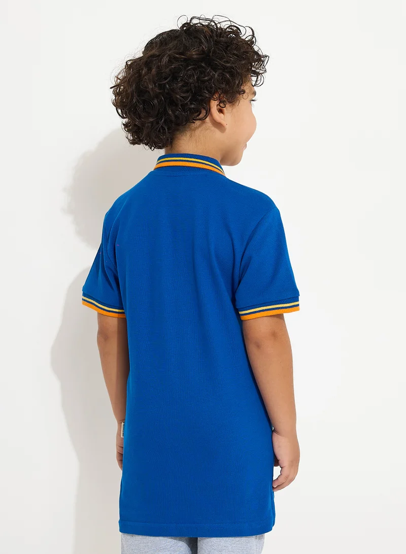 victor and jane Boys Polo T-Shirts (2-8 Years): Royal Blue colour, (100% Cotton)