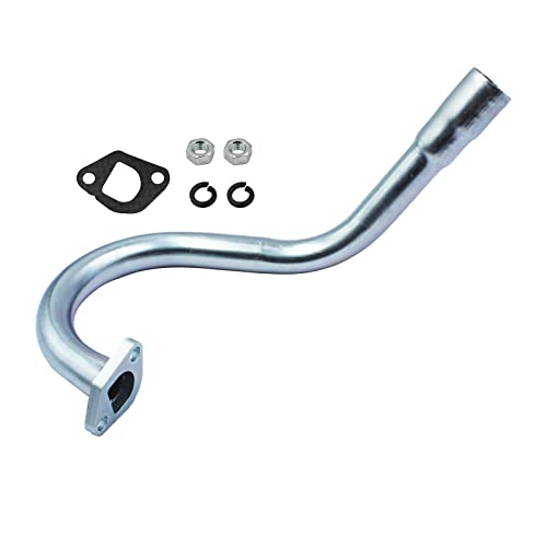 YHB Exhaust Header Pipe added Horsepower Compatible with Predator 212CC Hemi and Non-Hemi and most 196cc OHV Clone engines - Exhaust Pipe brace and silencer not included - Image 1
