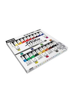 Pebeo Fine Studio Acrylics High Viscosity 28 Piece Set Set Of 20 X 20 Ml 13 Fl Oz  - Image 1