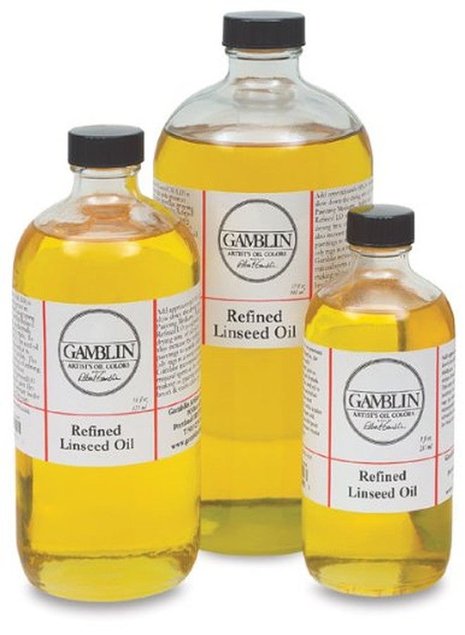 Gamblin Refined Linseed 16 Oz - Image 2