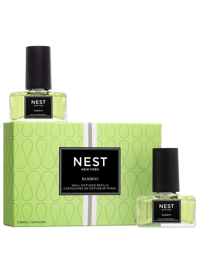 NEST FRAGRANCES NEST New York Bamboo Wall Diffuser Refill, Set of 2  - Image 1