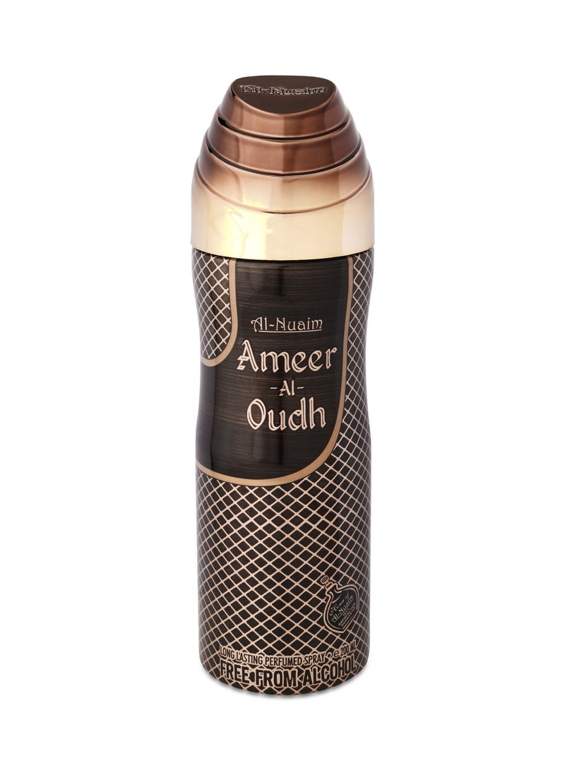 Al Nuaim Ameer Al Oudh Unisex Deodorant - 200ml | Alcohol Free Deo | Body Spray | Long Lasting Perfumed Spray - Image 1