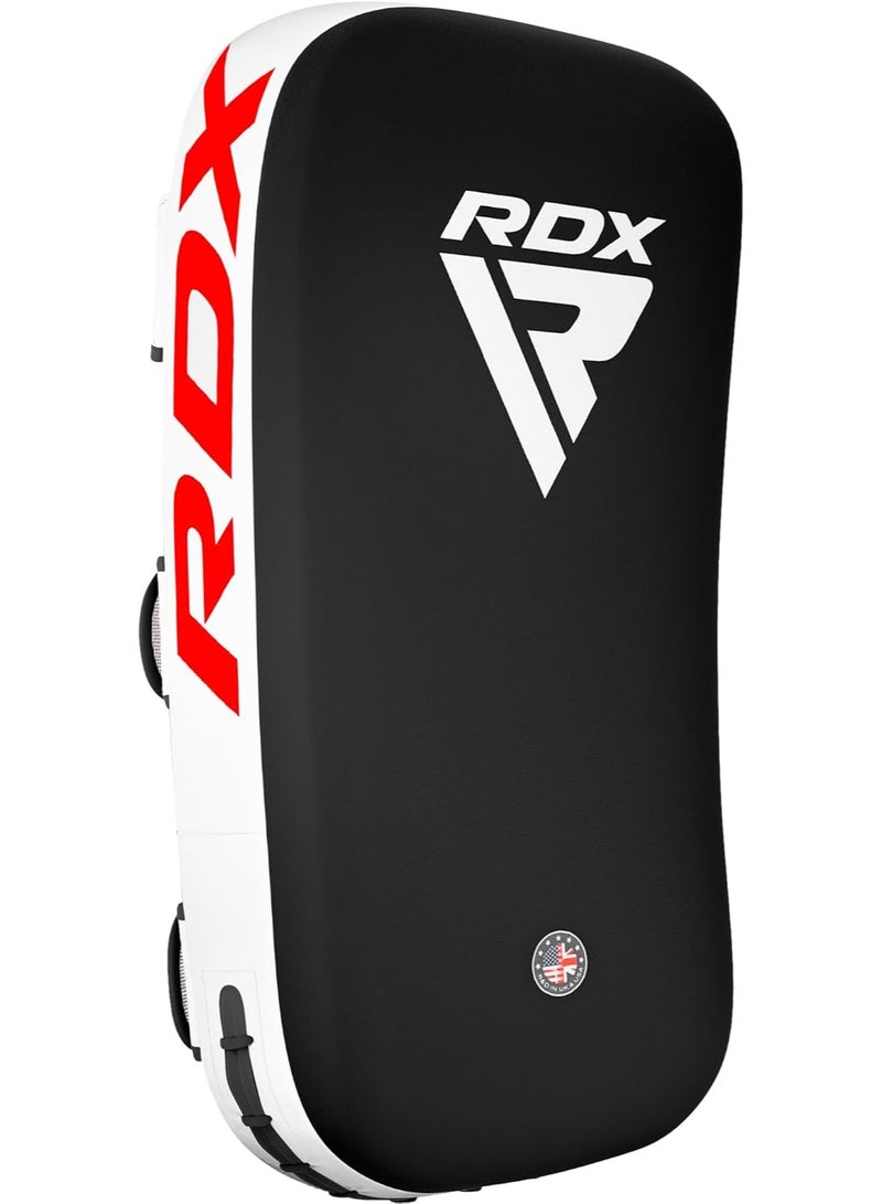 RDX Muay Thai Pad for Training - Curved Kickboxing Strike Shield for MMA, Karate, Taekwondo, and More |Red/Black (APR-T1R) - Image 2