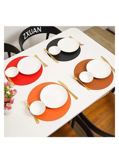 Generic Plus Mat Round For Dining Or Hot Casseroles 6 Pieces Random Color  - Image 1