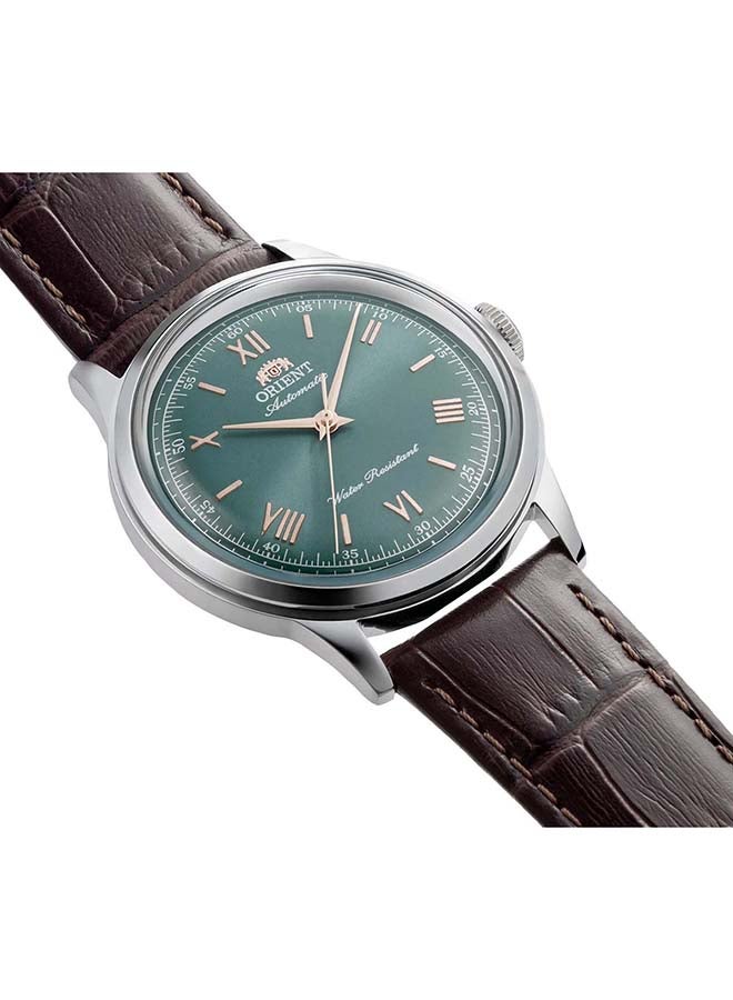 ORIENT Unisex ORIENT Classic BB00 Bambino 38 Roman RA-BB0001E - Leather Unisex Mechanical 3 hands - Image 3