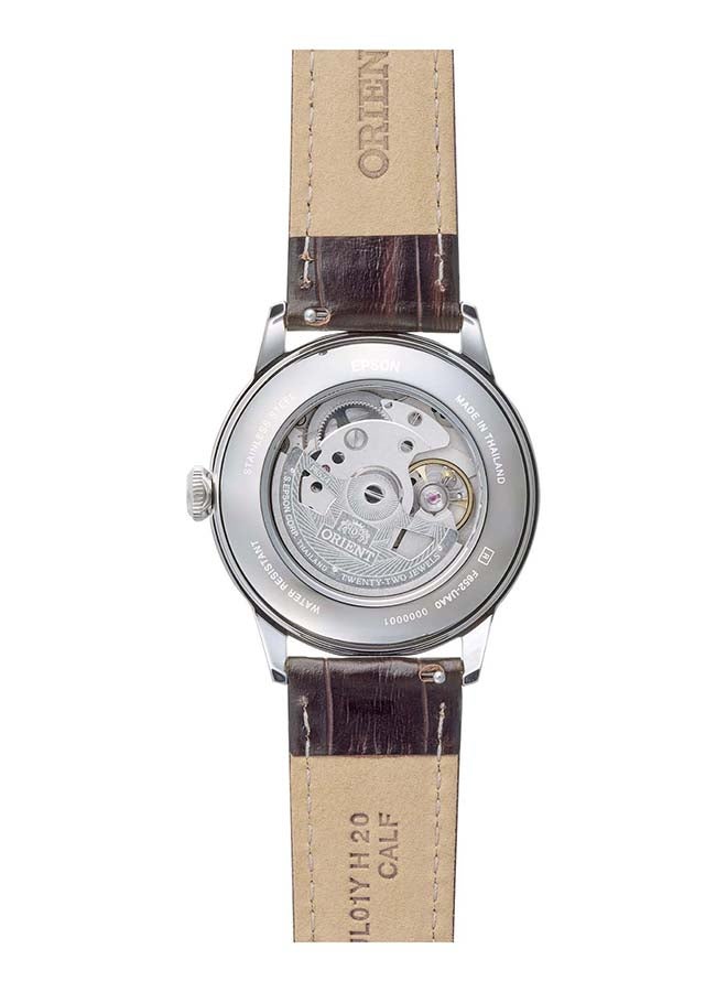 ORIENT Unisex ORIENT Classic BB00 Bambino 38 Roman RA-BB0001E - Leather Unisex Mechanical 3 hands - Image 2
