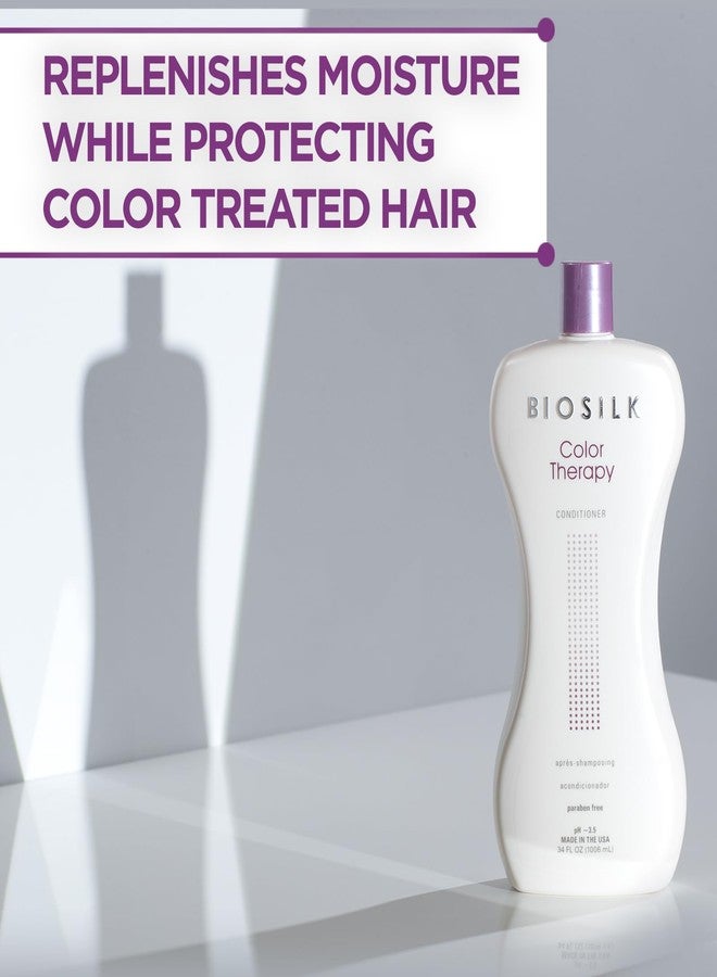 BioSilk Color Therapy Shampoo & Conditioner Duo, Gently Cleanses & Replenishes Moisture, Sulfate, Paraben, & Cruelty-Free, 34 Oz (Pack of 2) - Image 3