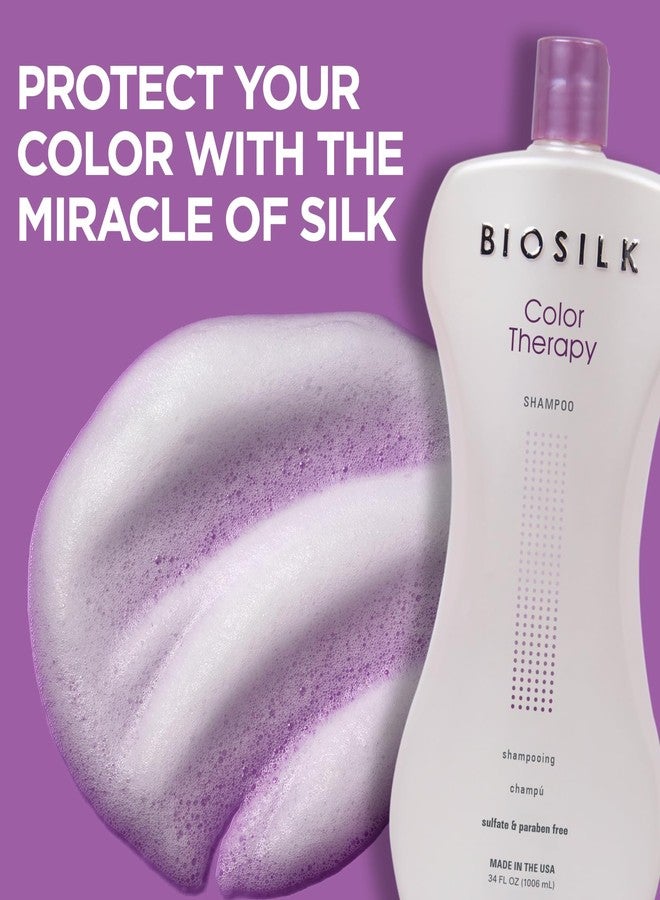 BioSilk Color Therapy Shampoo & Conditioner Duo, Gently Cleanses & Replenishes Moisture, Sulfate, Paraben, & Cruelty-Free, 34 Oz (Pack of 2) - Image 4