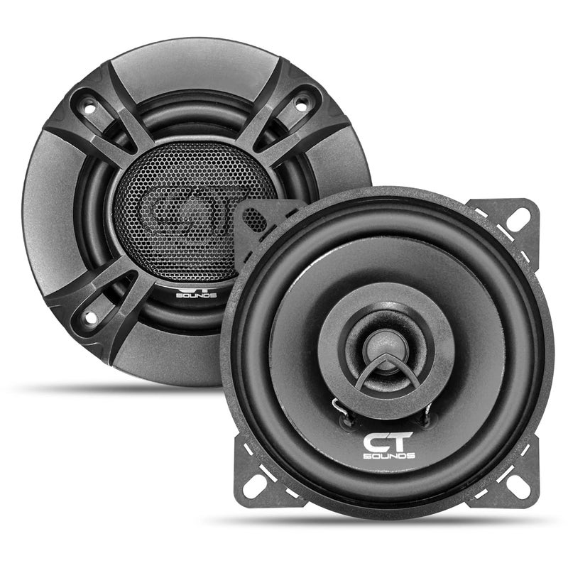 CT Sounds BIO-4-COX 4 Inch Coaxial Car Speakers, 160 Watts Max, Pair - Image 1