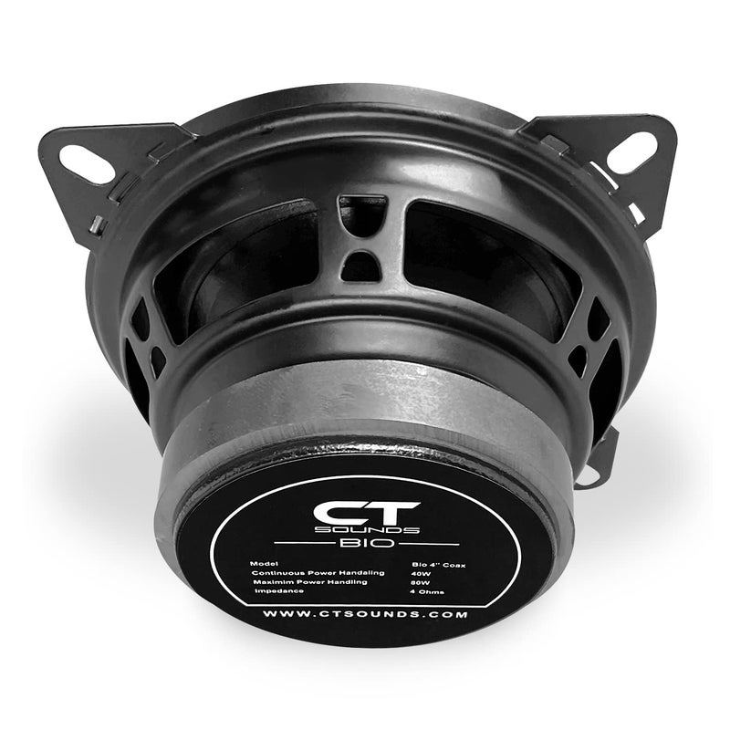 CT Sounds BIO-4-COX 4 Inch Coaxial Car Speakers, 160 Watts Max, Pair - Image 3