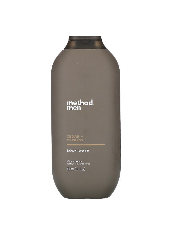 Method Method, Men, Body Wash, Cedar + Cypress, 18 fl oz (532 ml) - Image 1