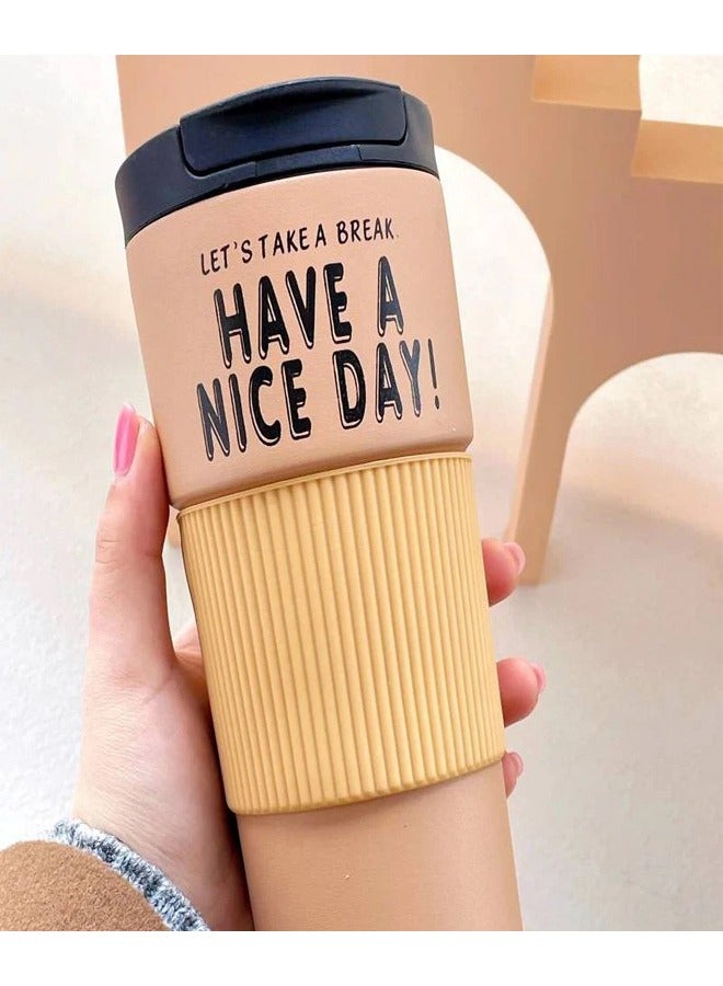 ATM Classic Ceramic Coffee Mug – 350ml Heat-Resistant Cup with Comfortable Handle - Image 1