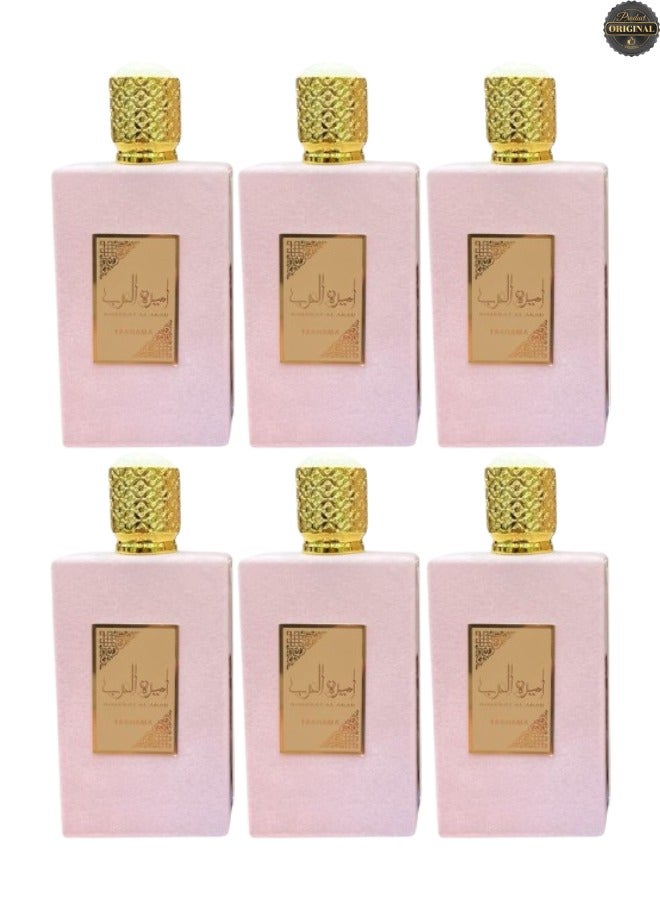 FAKHAMA 6 Pieces Ameerat Al Arab Perfume 100ML - Image 1