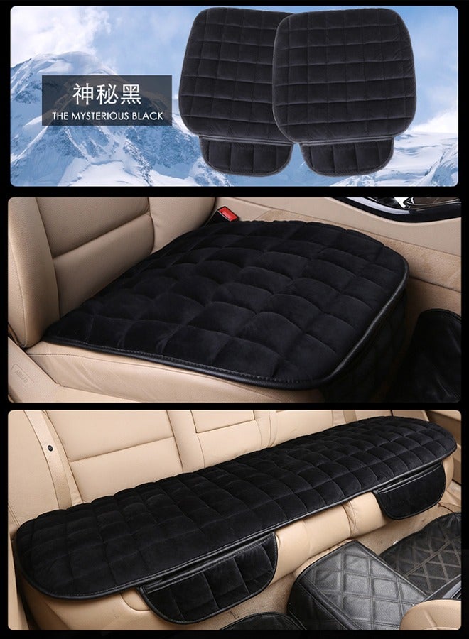 Loquat ﻿ 3pcs Universal Car Seat Cushion Set,Car Seat Cushion with Non Slip Bottom,3D Breathable and Heat Resistant for Auto Supplies Include 1 Pair Front Driver Seat Pad Mat And 1 Rear Bench Cover Univers - Image 4
