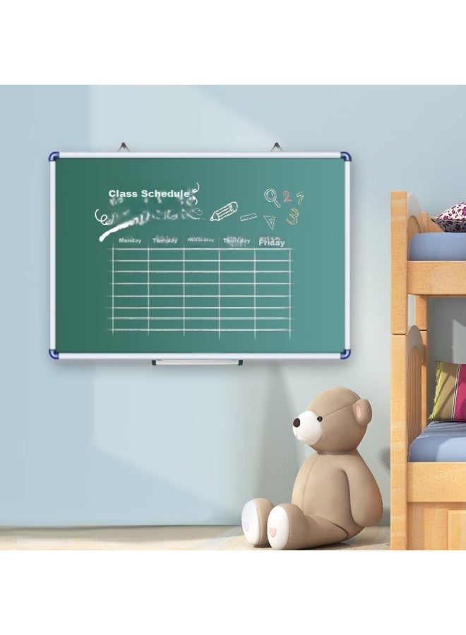 Aucs45*60cm Green Board Small Blackboard For Home Use, Chalk Writing Board, School Kindergarten Classroom Student Classroom Small Whiteboard, Advertising Board, Notice Board, Bulletin Board - Image 3