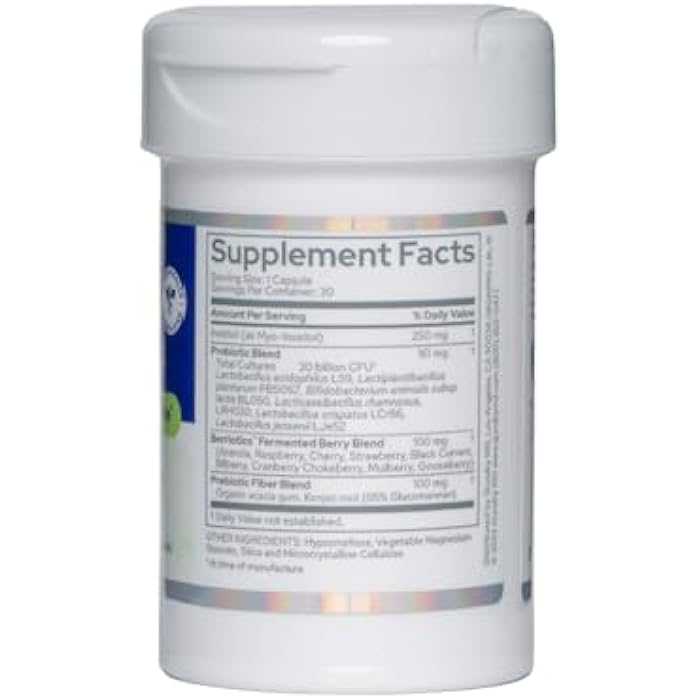 Gundry MD Women's Total Probiotic with Inositol for Metabolic and Reproductive Wellness Support - Women's Probiotic for Vaginal Support & Digestive Health - 30 Capsules - Image 5