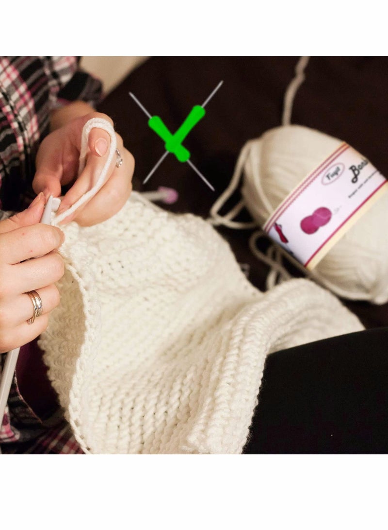 Zikra 12X 50g Acrylic Knitting Yarn Skeins - Double Knitting Assorted Color Yarn Pack with Crochet Hook for Any Crochet and Knitting Mini Project DIY - Image 5