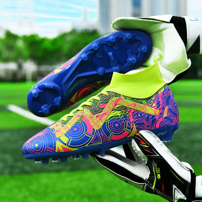 Cross-Border Dropshipping Football Shoes for Boys, Primary School Students, Training Teenagers, Students, Boys, Long Spike Sneakers - Image 5