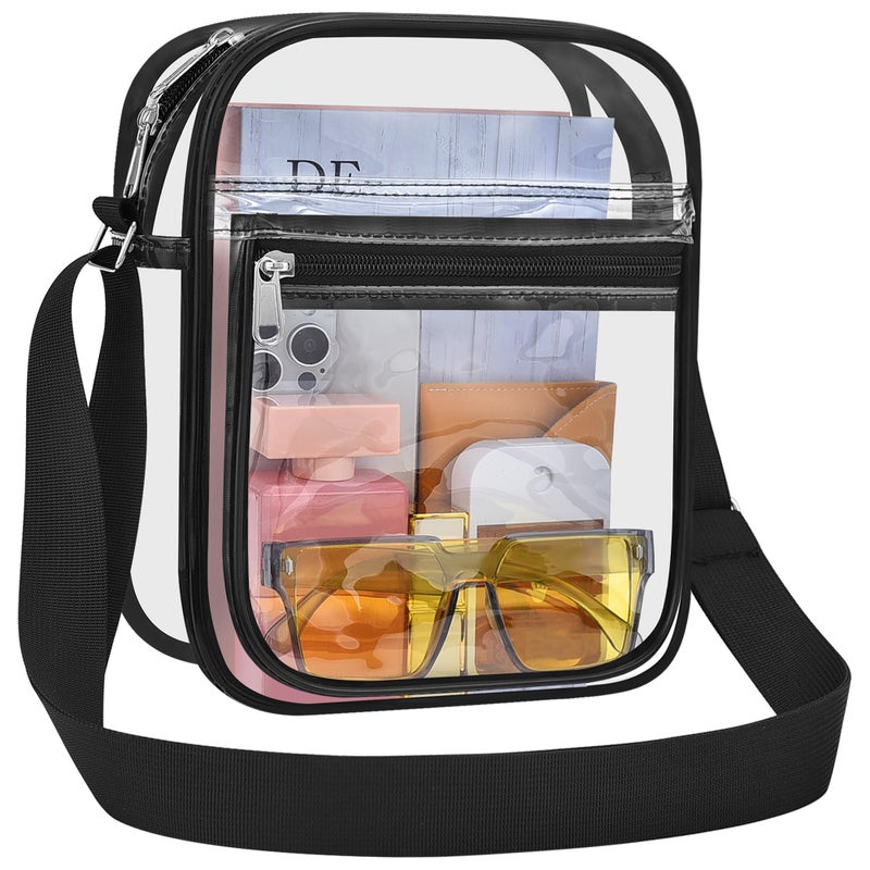 USPECLARE Clear Purse for Stadium Events Clear Messenger Bag for Men and Women - Image 4
