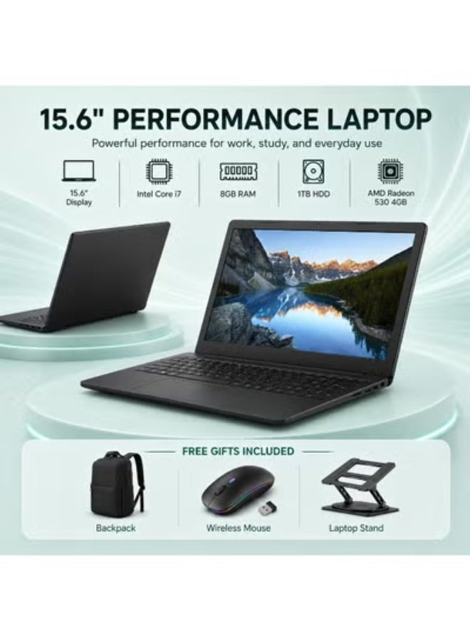 Business Laptop with Intel Core i5 Processor, 8GB RAM, 128GB SSD, Reliable Performance for Office Work, Study and Everyday Productivity with Free Laptop Bag, Mouse and Laptop Stand - Image 1