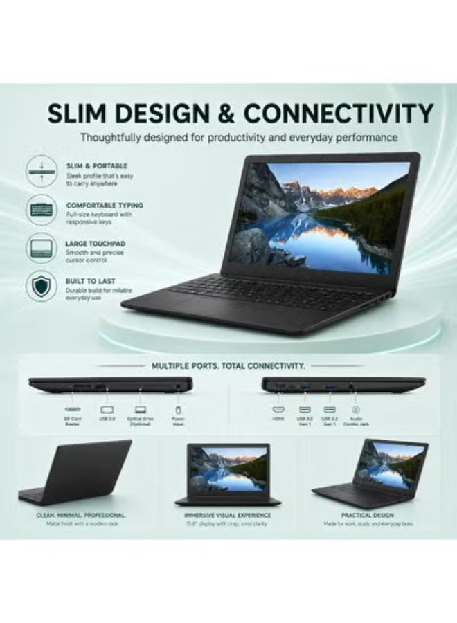 Business Laptop with Intel Core i5 Processor, 8GB RAM, 128GB SSD, Reliable Performance for Office Work, Study and Everyday Productivity with Free Laptop Bag, Mouse and Laptop Stand - Image 3