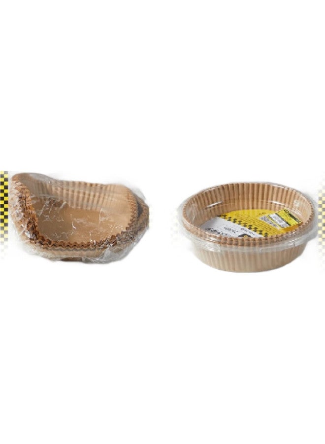 COOKER KING Chuidahuang Air Fryer Paper Liners, Silicone Oil Paper Trays For Home Baking, Oil-Absorbing Paper Bowls For Roasting Meat, Round 20Cm, 30 Pieces - Image 2