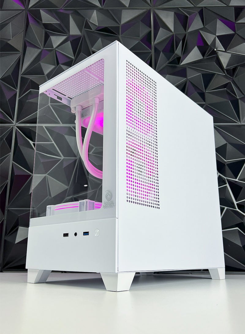 Game Sekret حاسوب الألعاب Phantom Gaming PC من Game Sekret – بمعالج Intel Core i7-12700K، وبطاقة رسوميات GeForce RTX 5060 بسعة 8 جيجابايت، وذاكرة DDR5 بسعة 32 جيجابايت، وتخزين SSD من نوع M.2 NVMe بسعة 1 تيرابايت، ومبرّد سائل 240 مم، ولوحة أم B760، ومزوّد طاقة بقدرة 650 واط بمعيار 80+، واتصال WiFi وBluetooth، ونظام تشغيل Windows 11 Pro، مع ضمان لمدة سنة واحدة. - Image 4
