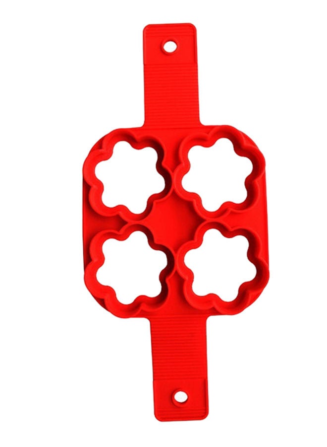 NIBEMINENT Pancake Maker Egg Mould Ring Red 