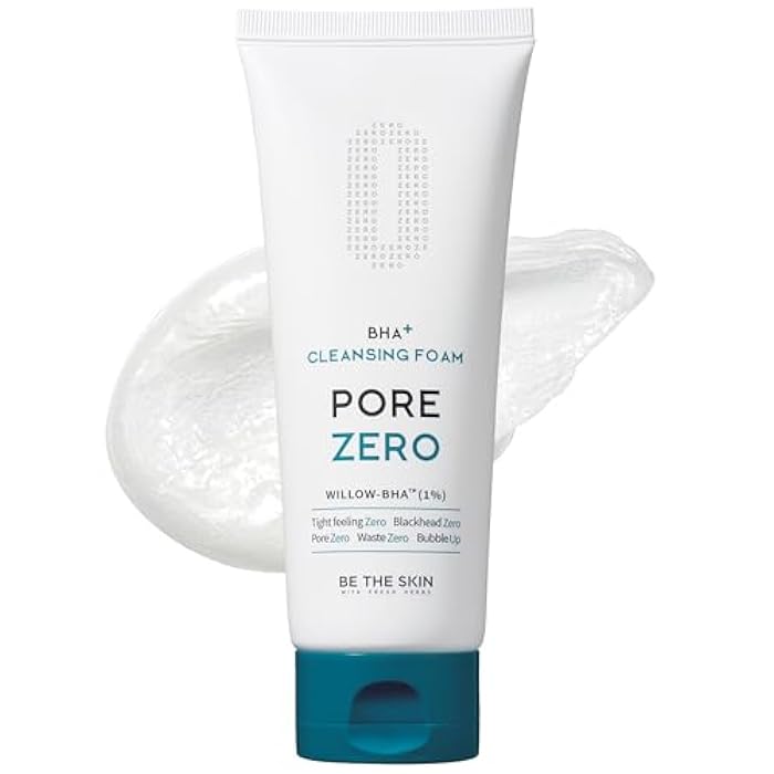 BE THE SKIN [Be the Skin] BHA+ Pore Zero Cleansing Foam 5.07 fl oz / 150 ml | Face wash cleanser for pore care and sebum control | For sensitive and combination skin - Image 1