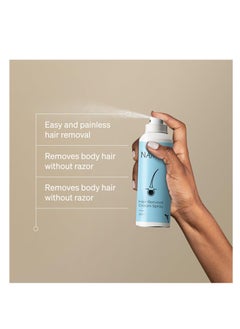 NAMYAA Namyaa Hair Removal Cream Spray | Painless Body Hair Removal for Legs, Underarm & Bikini line Spray (1)  - Image 3