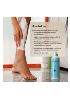 NAMYAA Namyaa Hair Removal Cream Spray | Painless Body Hair Removal for Legs, Underarm & Bikini line Spray (1)  - Image 5