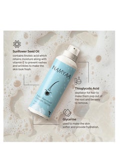 NAMYAA Namyaa Hair Removal Cream Spray | Painless Body Hair Removal for Legs, Underarm & Bikini line Spray (1)  - Image 4