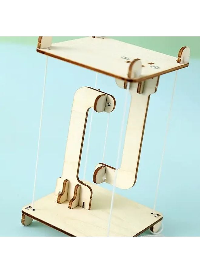 Creative Structure DIY Wooden Science Craft Mini Tension Building Kit - Image 1
