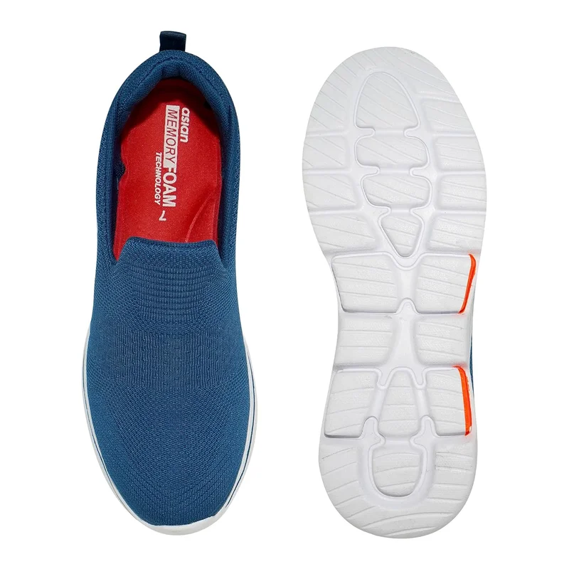 Asian Lightweight Blue Sport Shoes for Men